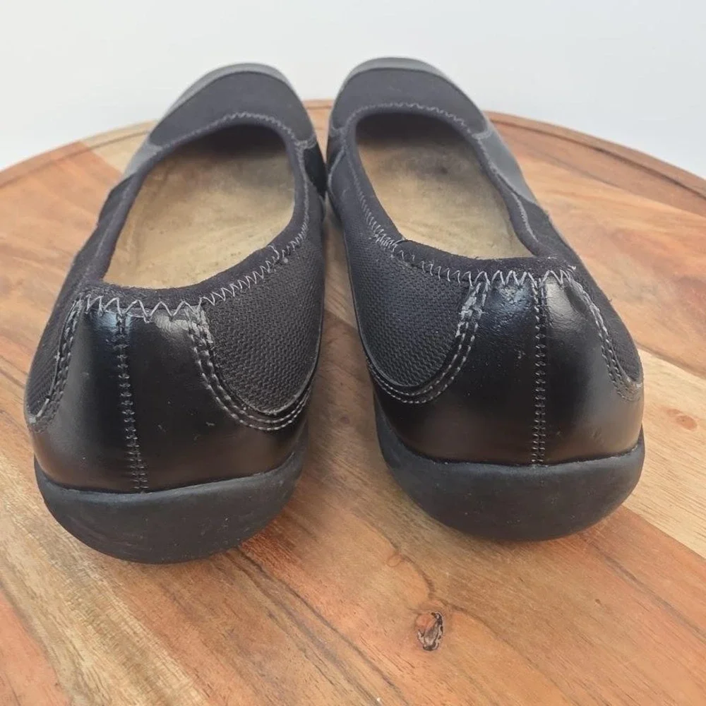 Naturalizer Shoes Womens‎ Size 9M Black Slip On Comfort Ballet Flats Casual
